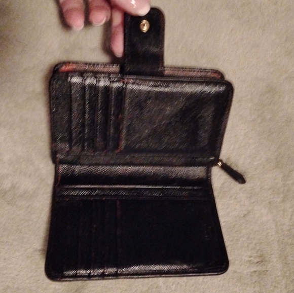 Prada Authentic Luxury Project Black Saffiano Full Leather Snap Wallet - Picture 6 of 15